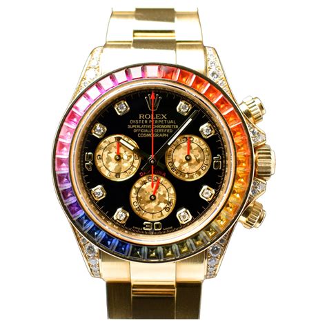 rolex daytona 18k gold price|rolex daytona rainbow yellow gold.